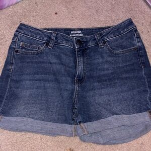 Amazon Essentials Dark Blue Denim Shorts